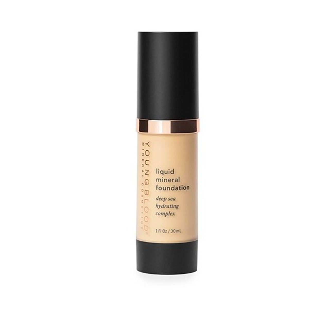 Youngblood, Liquid Mineral Foundation, Sand (Warm), 30 ml.