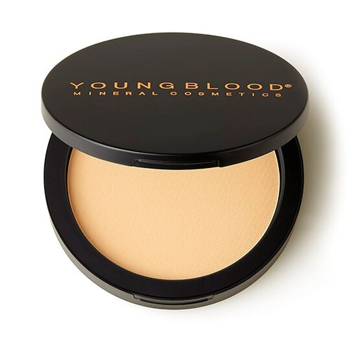 Youngblood, Pressed Mineral Rice Powder, Fv. Dark, 8 gram - Makeup, Rispulver, Stopper fedtet look, Olieabsorberende, Pudder