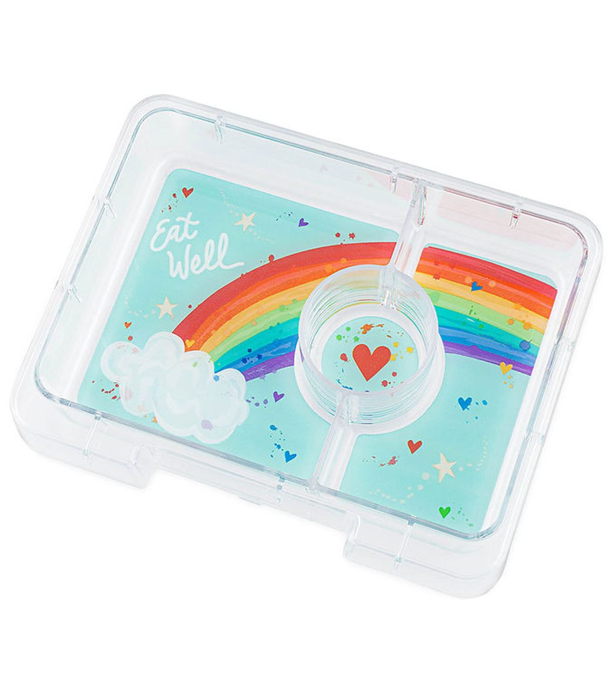 Yumbox Indsatsbakke m. 3 Rum - Snack - Rainbow