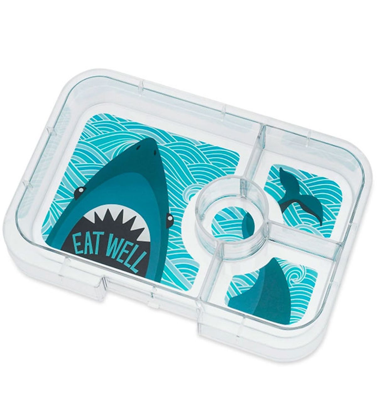 Yumbox Indsatsbakke m. 4 Rum - Tapas - Shark