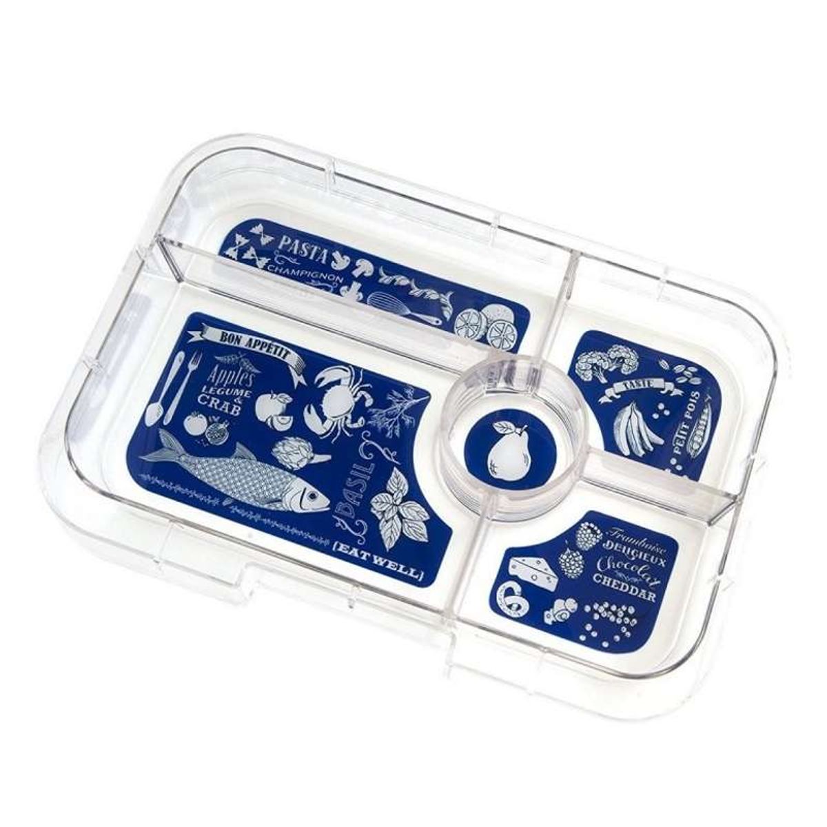 Yumbox Indsatsbakke - Tapas Tray - 5 rum - Bon Appetit