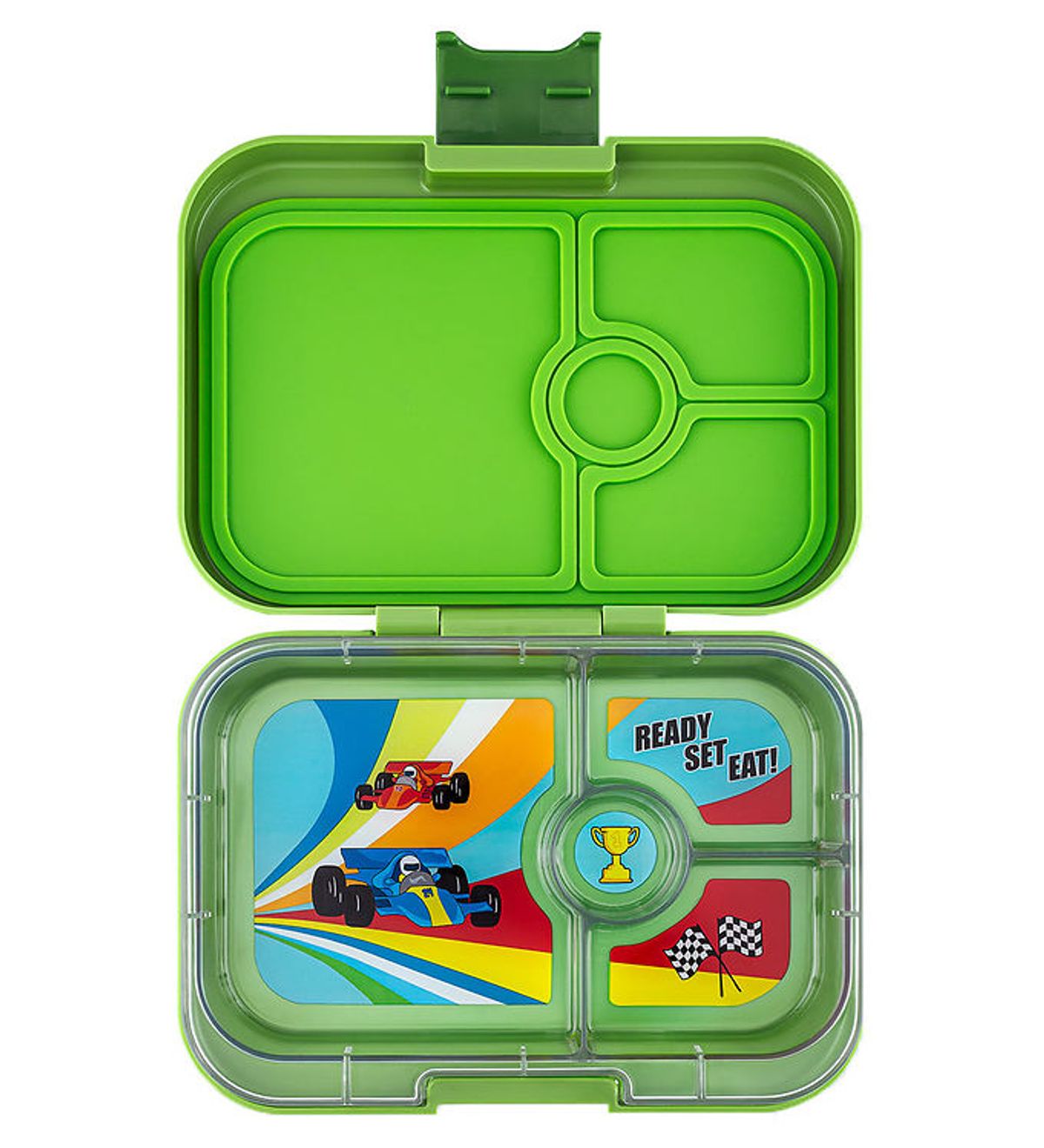 Yumbox Madkasse m. 4 Rum - Bento Panino - Mattcha Green - Race