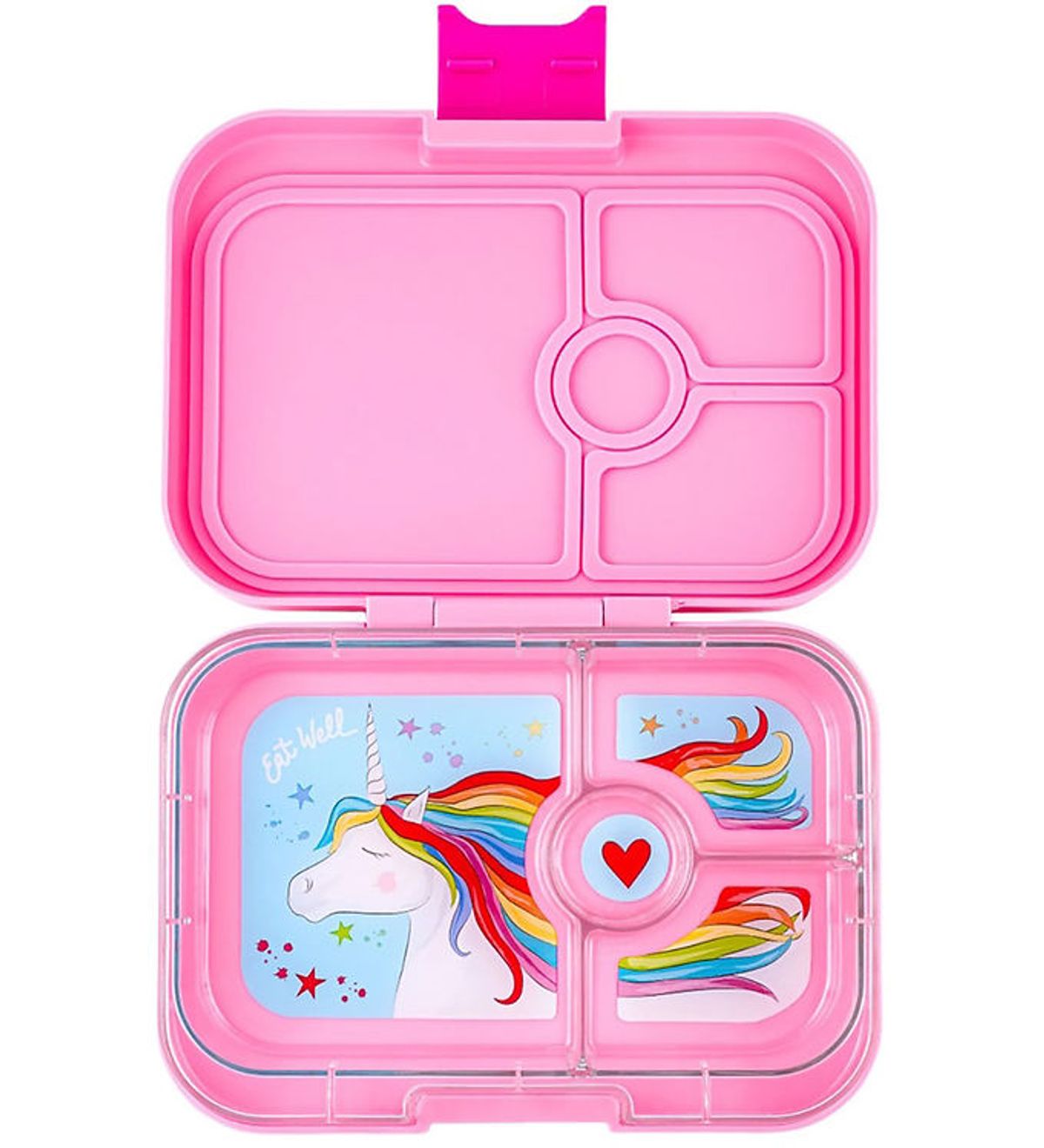 Yumbox Madkasse m. 4 Rum - Bento Panino - Power Pink - Unicorn