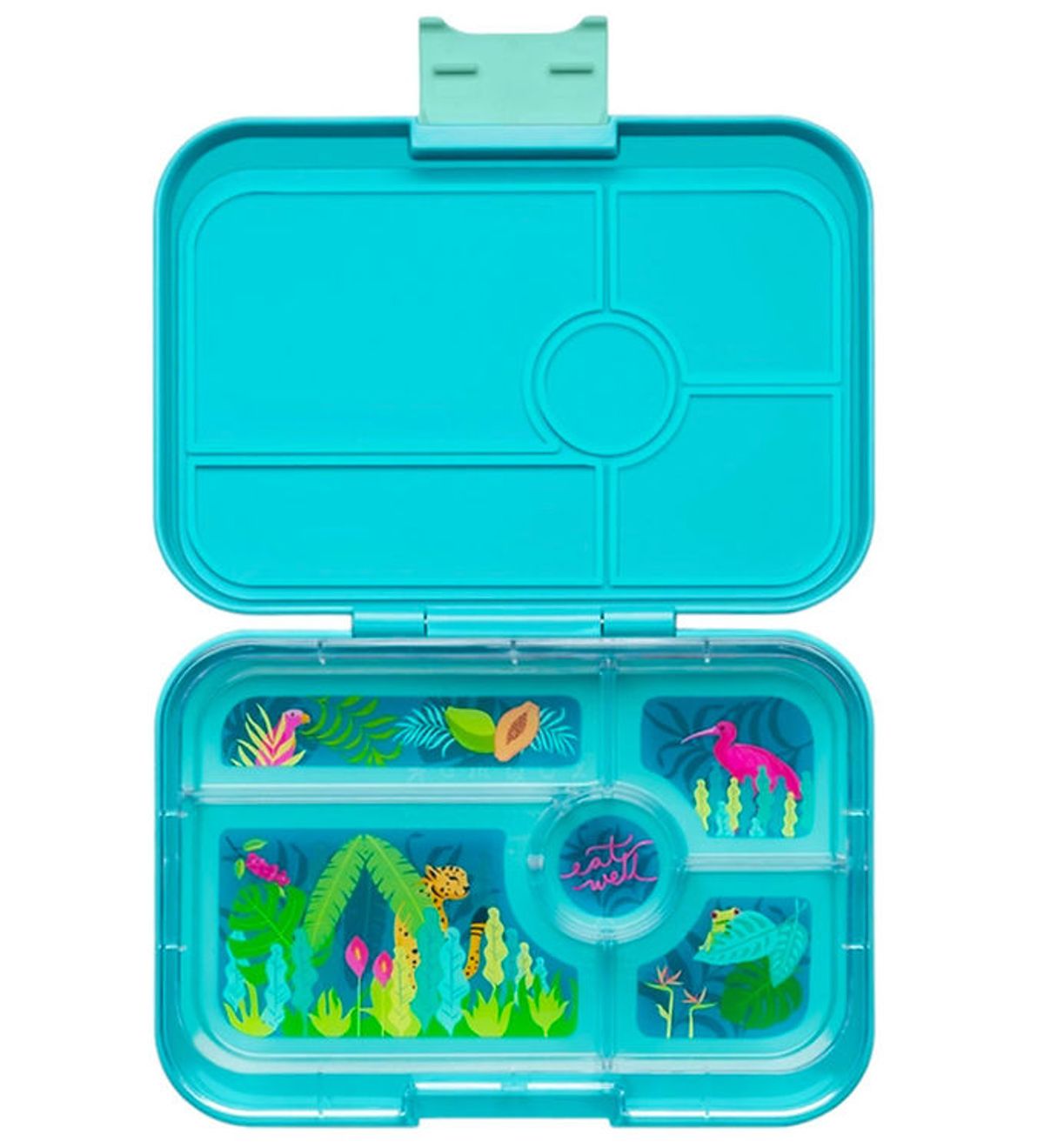 Yumbox Madkasse m. 5 Rum - Bento Tapas - Antibes Blue/Jungle