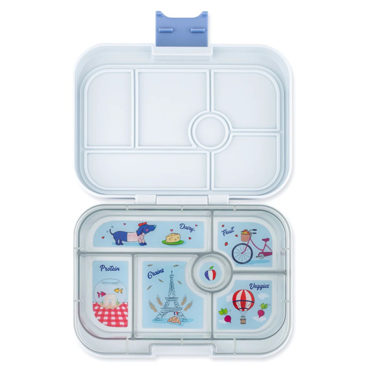 Yumbox madkasse med 6 rum - Hazy Gray Paris