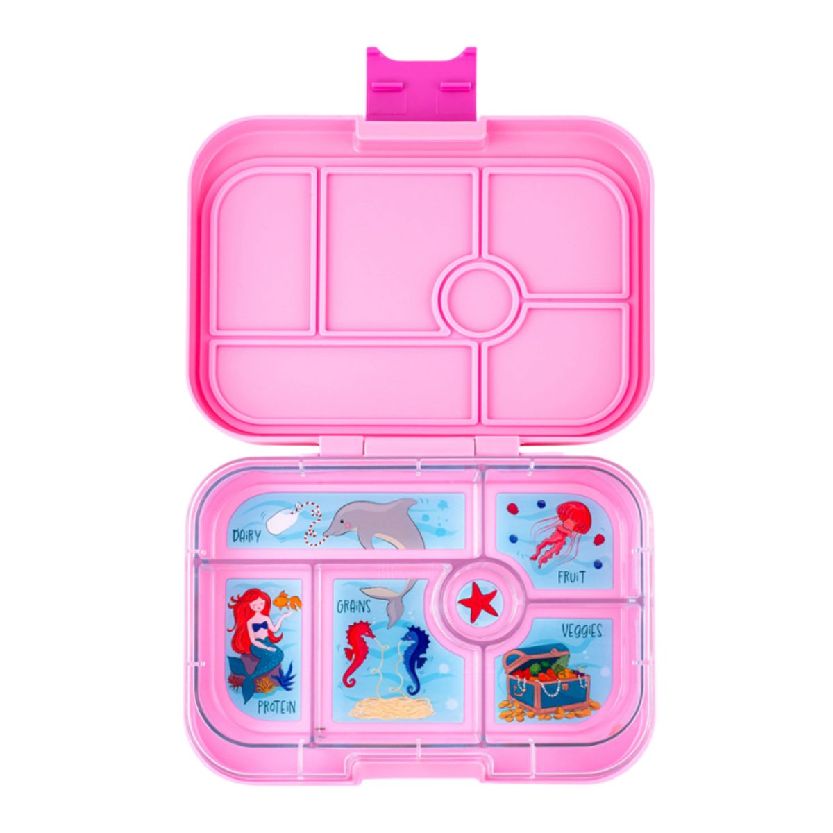 Yumbox madkasse med 6 rum - Power Pink Mermaid