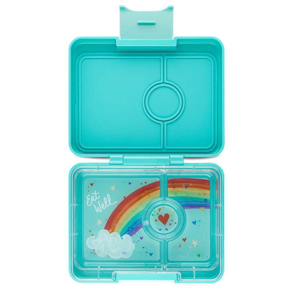 Yumbox Madkasse - Minisnack - 3 rum - Misty Aqua/Rainbow