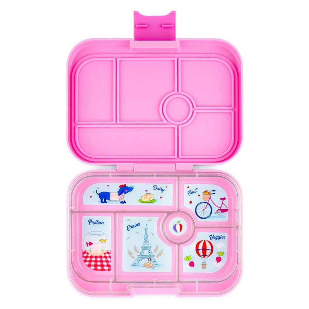 Yumbox Madkasse - Original - 6 rum - Fifi Pink/Paris Je T'aime