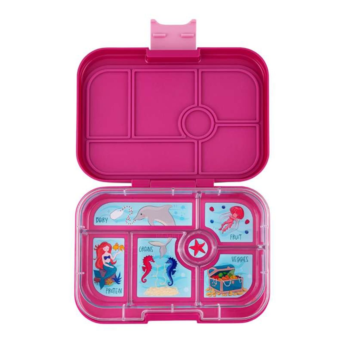 Yumbox Madkasse - Original - 6 rum - Malibu Purple/Mermaid