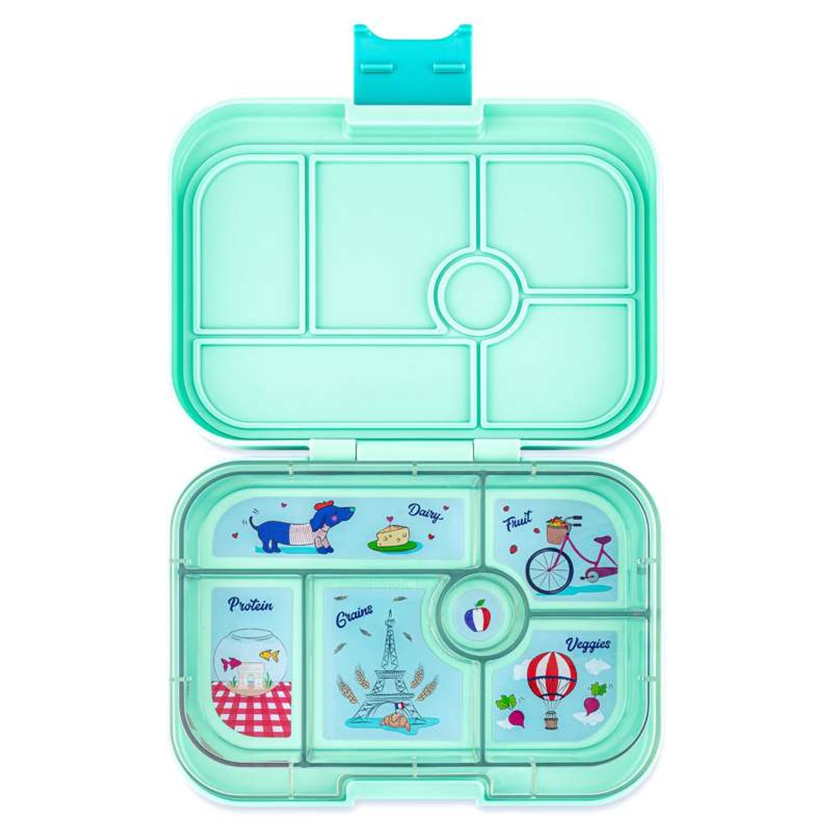 Yumbox Madkasse - Original - 6 rum - Serene Aqua/Paris