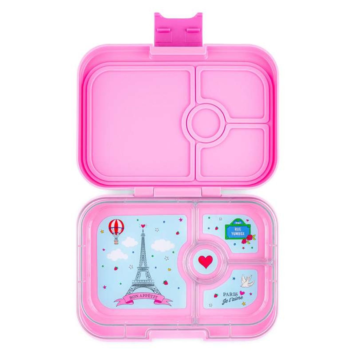 Yumbox Madkasse - Panino - 4 rum - Fifi Pink/Paris Je T'aime