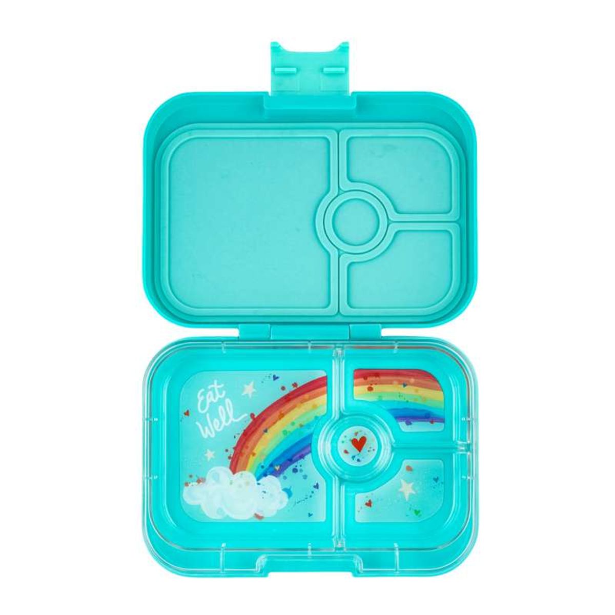 Yumbox Madkasse - Panino - 4 rum - Misty Aqua/Rainbow