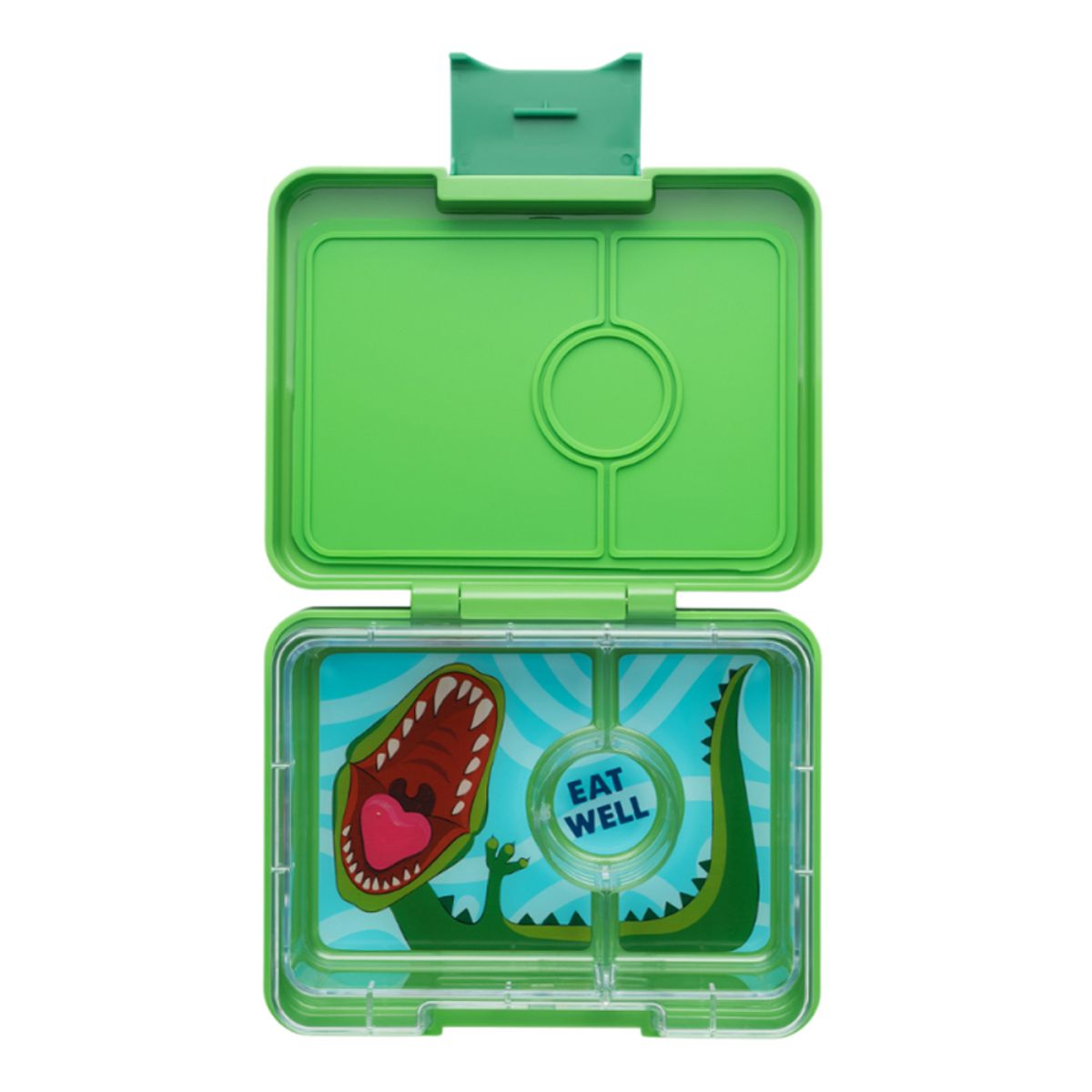 Yumbox snack madkasse 3 rum - Jurassic Green Dino