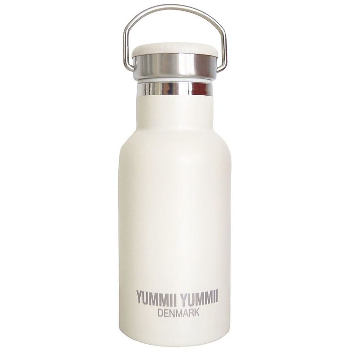 Yummii Yummii Termoflaske - 350ml - Rustfri Stål - Pearl White