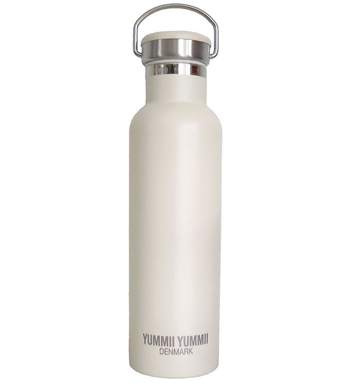 Yummii Yummii Termoflaske - 600ml - Rustfri Stål - Pearl White