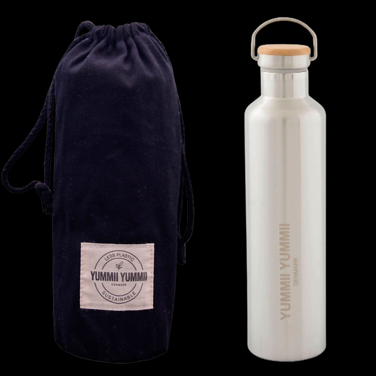 YUMMII YUMMII Thermo Bottle Bamboo Lid (1000 ml)