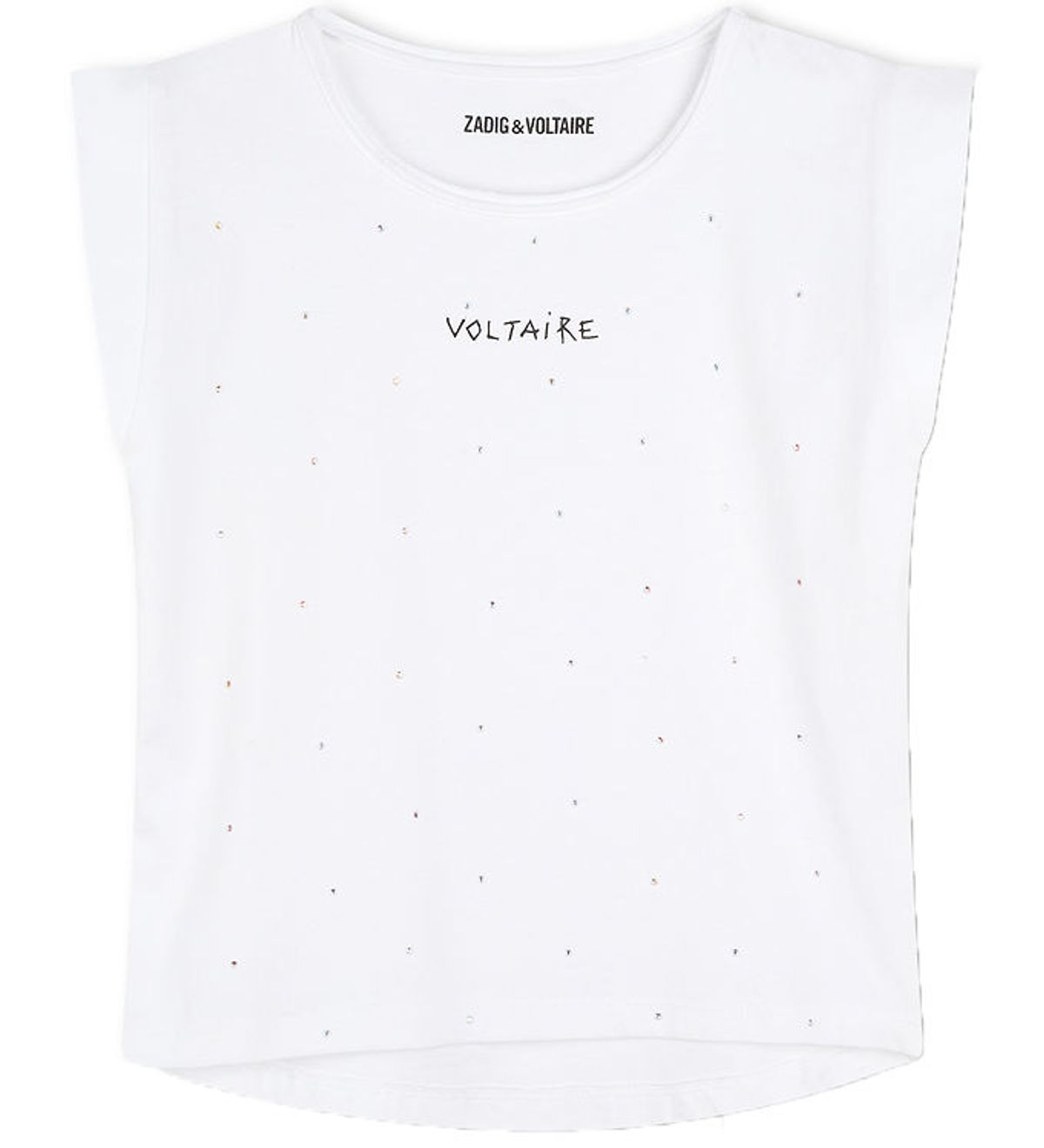 Zadig & Voltaire T-shirt - Hvid m. Similisten