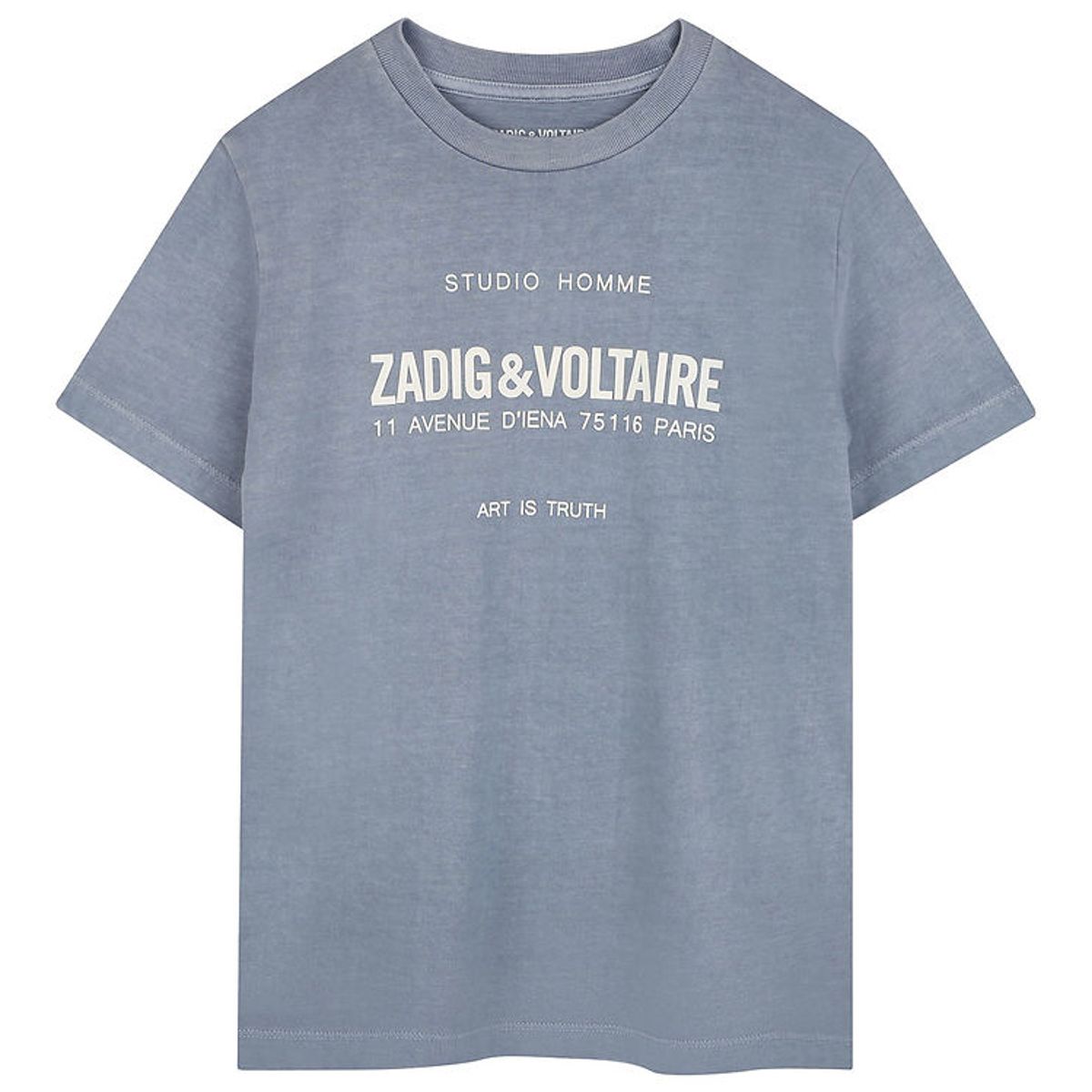 Zadig & Voltaire T-shirt - Lavender Blue m. Print