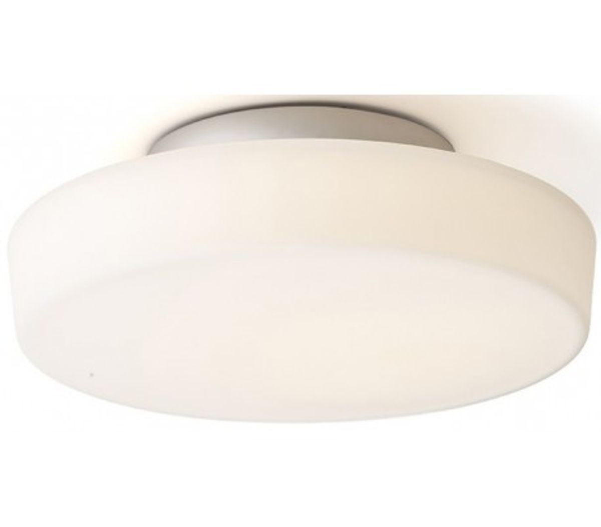 ZARA Badeværelseslampe plafond Ø26 cm 1 x 12W LED - Krom/Opalhvid