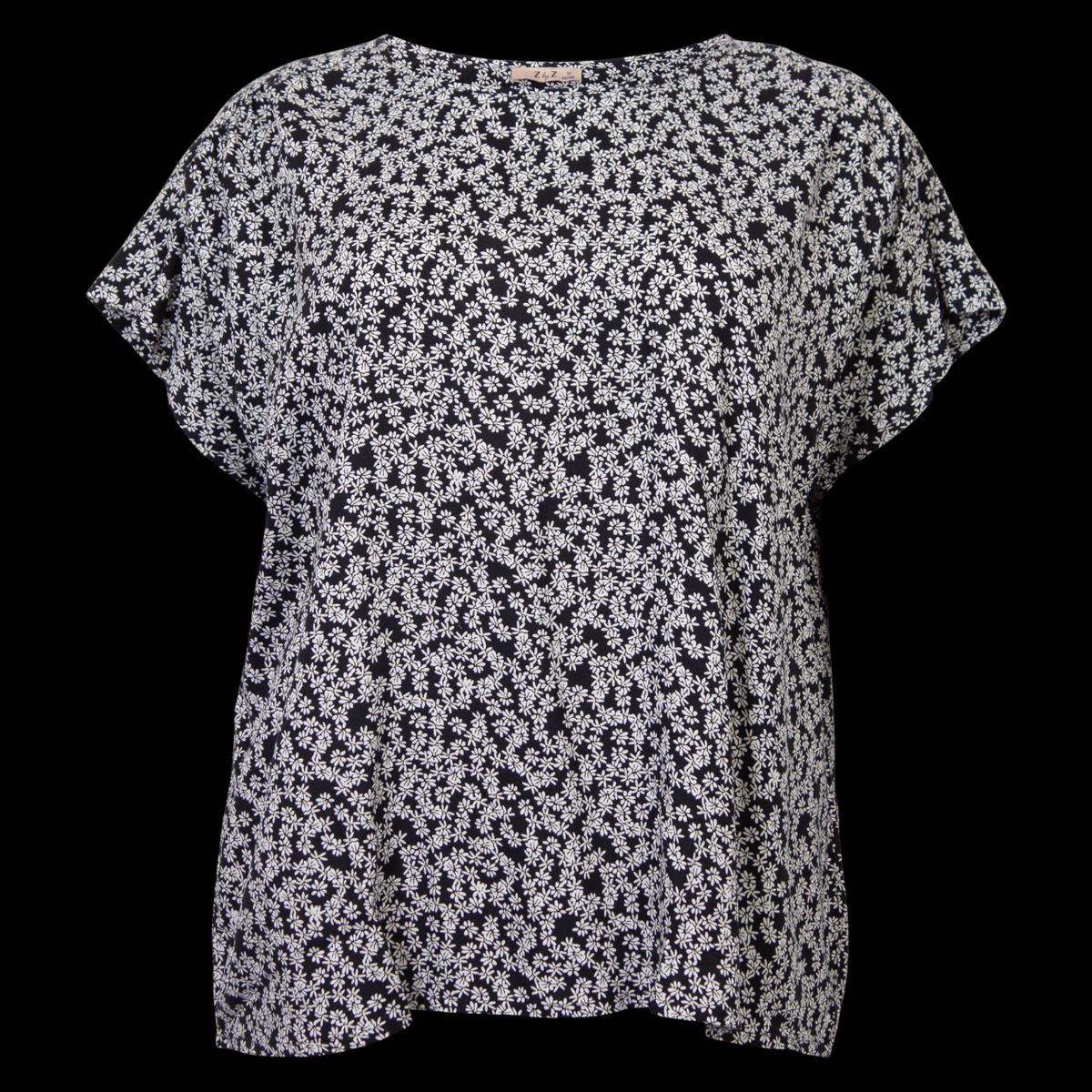 ZbyZ Dame T-shirt - Flower print - 42/44