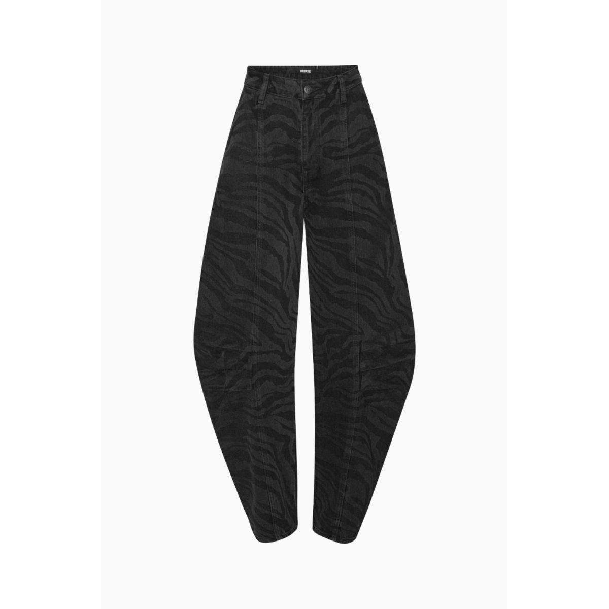 Zebra Twill Cargo Pants - Black Washed - ROTATE - Sort L