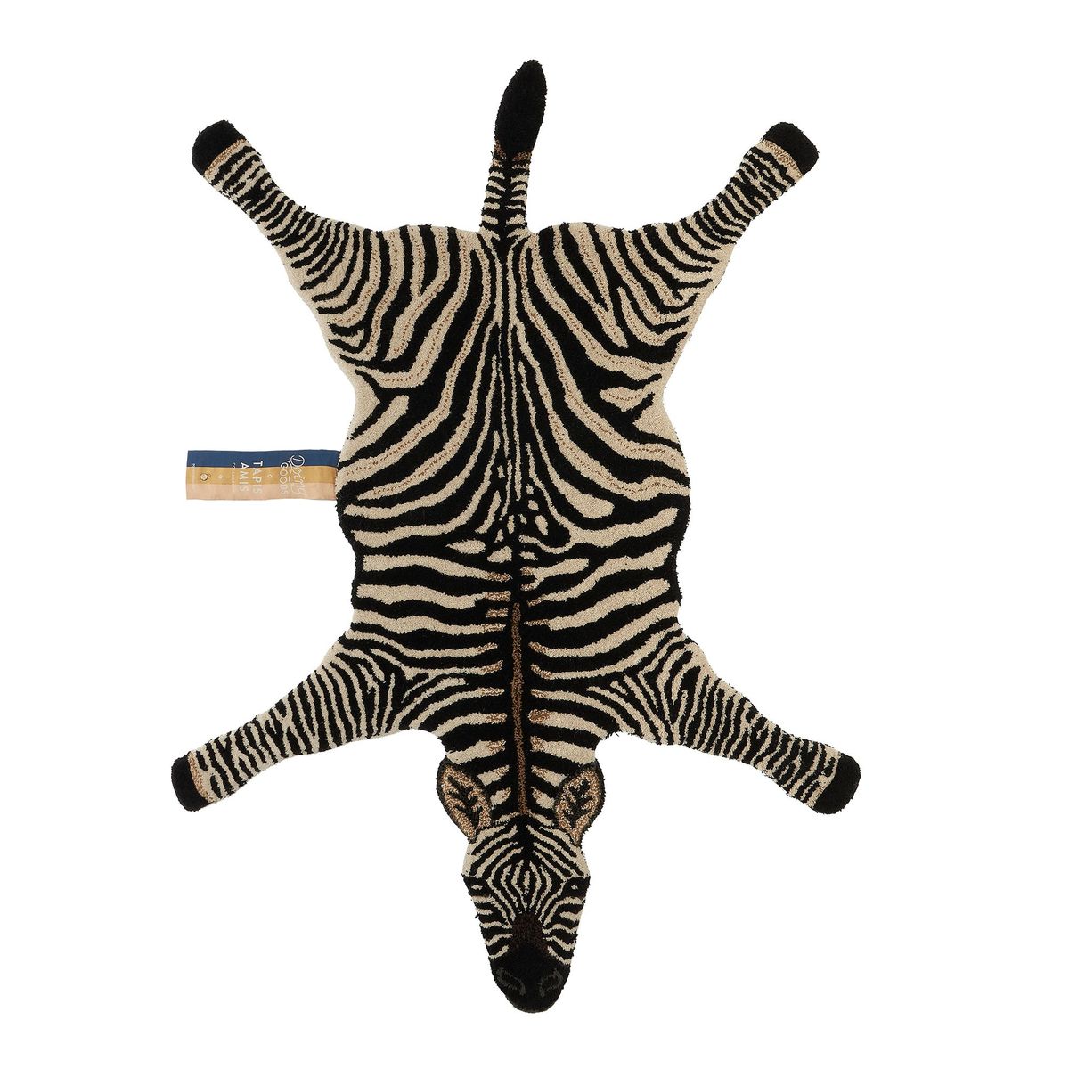 Zebra tæppe, Doing Goods - 153x110 cm