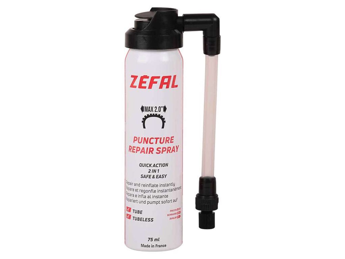 Zefal Repair Spray - Lappevæske - Til slange & Tubeless 75 ml