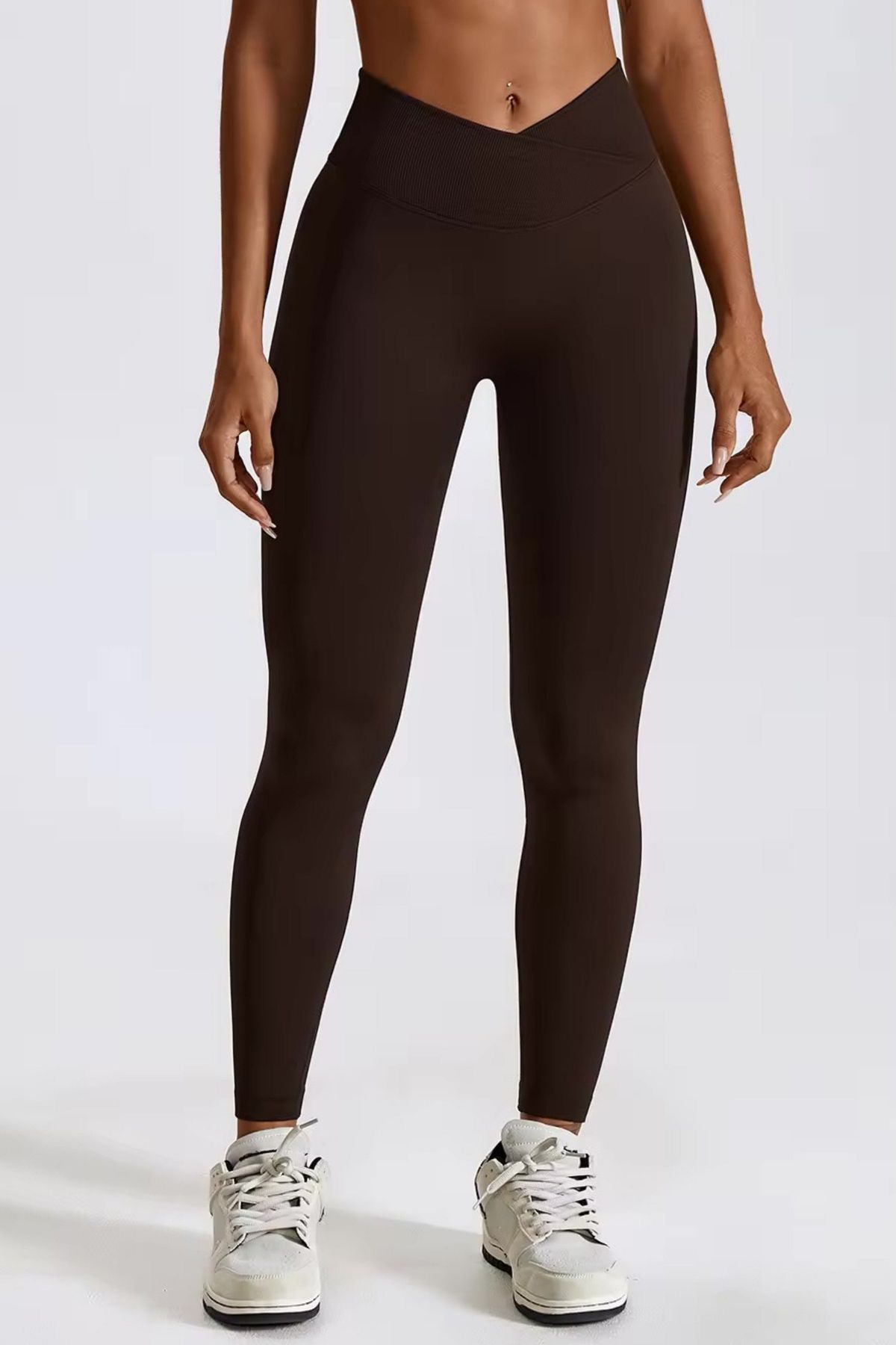 ZenCurve scrunch leggings Chocolate - Large / Chocolate