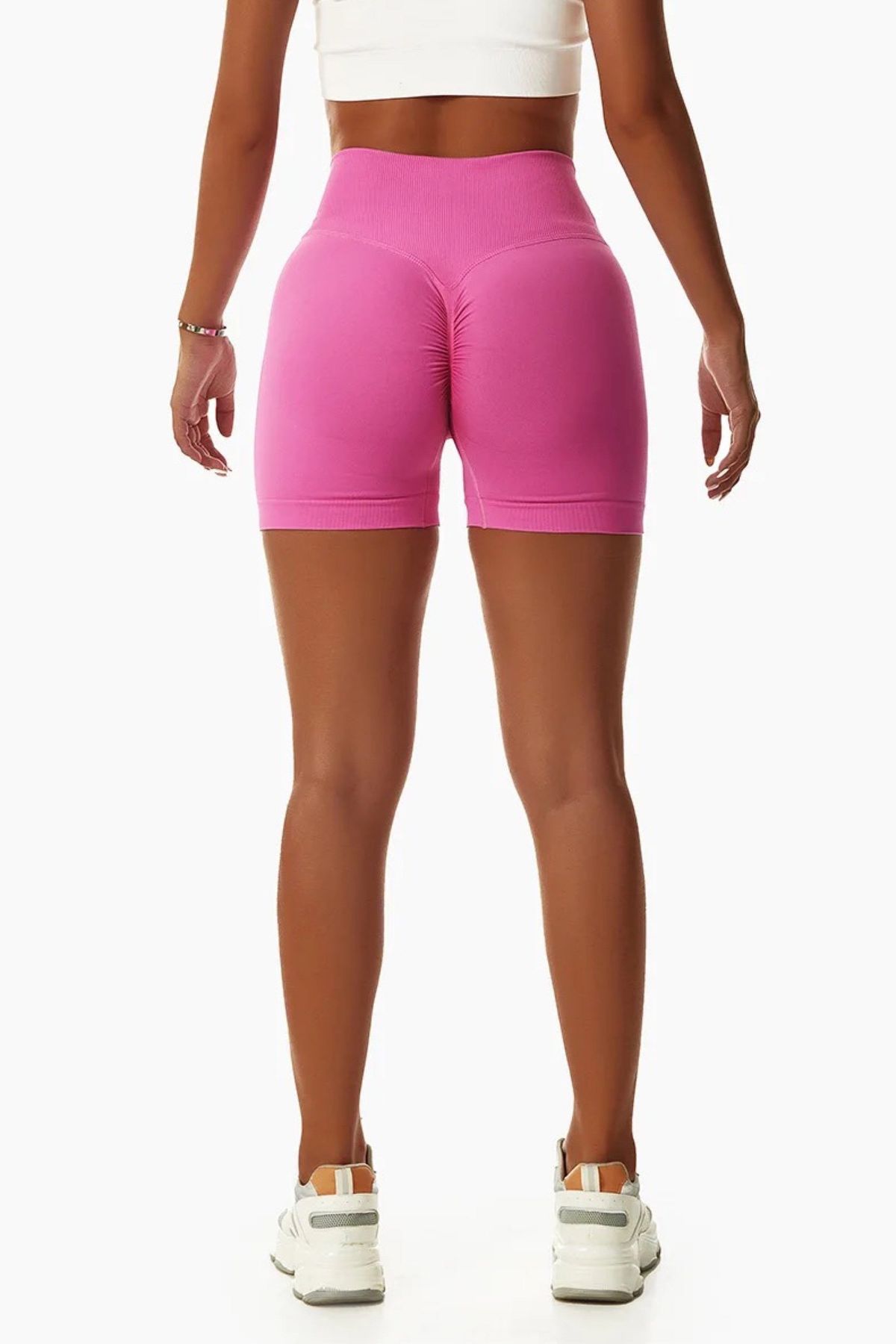 ZenCurve scrunch shorts Pink - Large / Pink