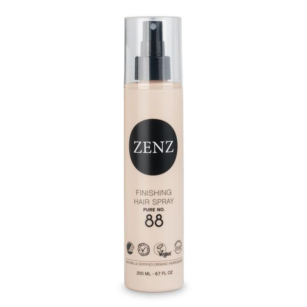 Zenz Organic Finishing Hair Spray Pure No. 88 - Version 2.0, 200ml.