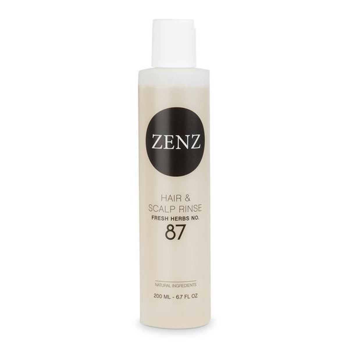 Zenz Organic Hair & Scalp Rinse Fresh Herbs No. 87, 200ml.