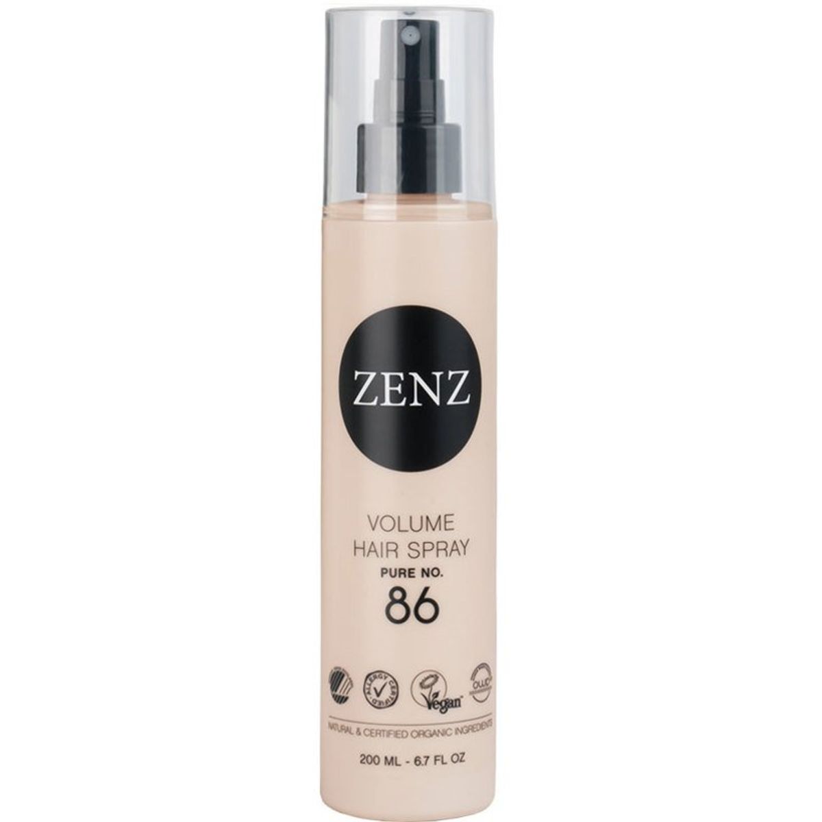 ZENZ Organic Pure No. 86 Volume Hair Spray 200 ml