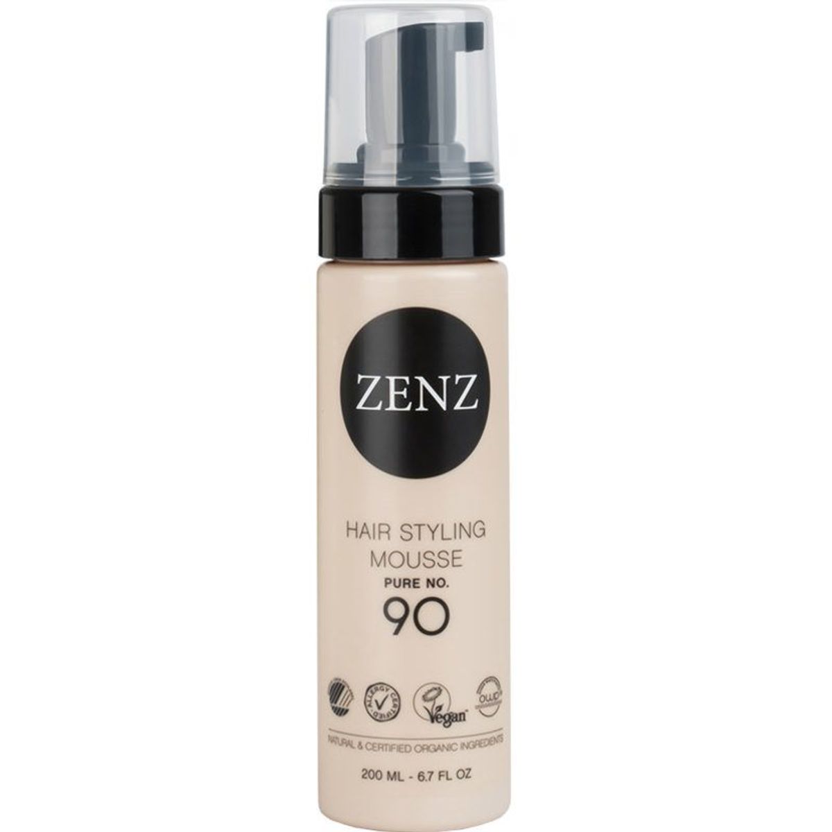 ZENZ Organic Pure No. 90 Hair Styling Mousse 200 ml