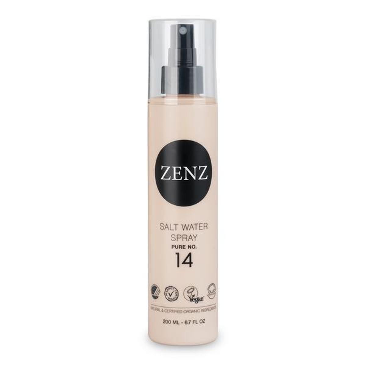 Zenz Organic Salt Water Spray Pure No. 14 - Version 2.0, 200ml.