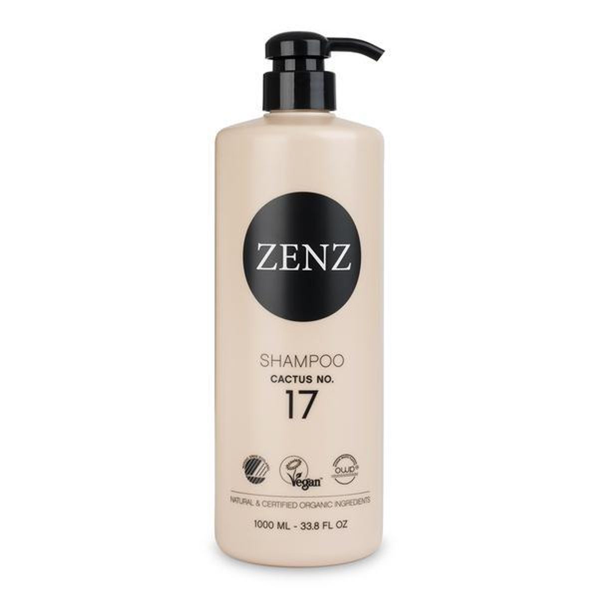 Zenz Organic Shampoo Cactus No. 17 - Version 2.0, 1000ml.