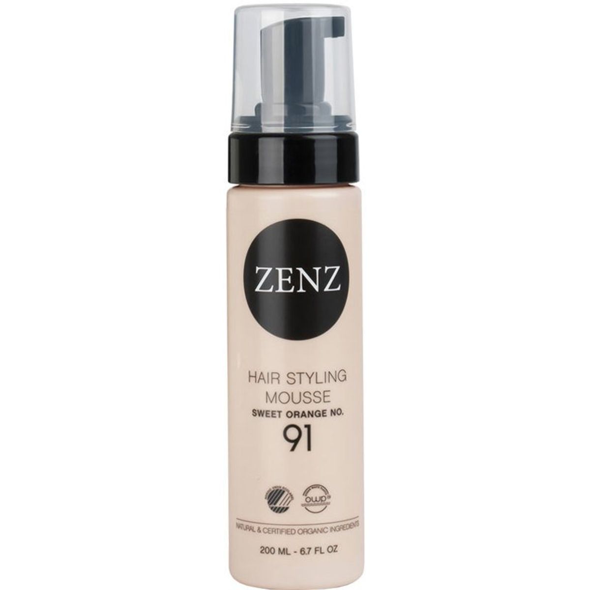 ZENZ Organic Sweet Orange No. 91 Hair Styling Mousse 200 ml