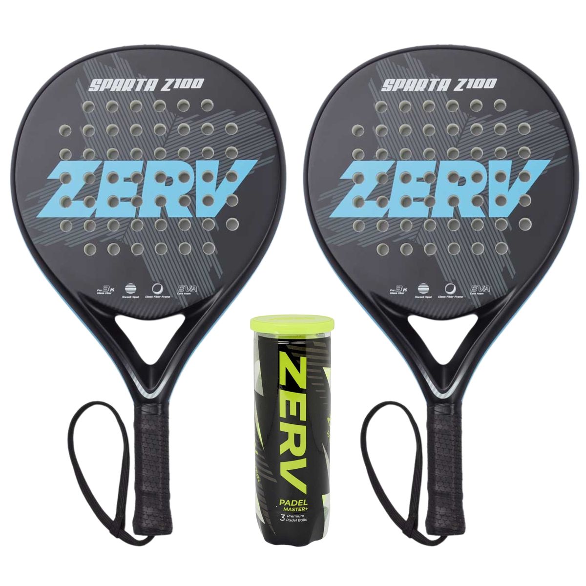 ZERV Padel Pakketilbud (ZERV Sparta Z100 + ZERV Padel Master+)