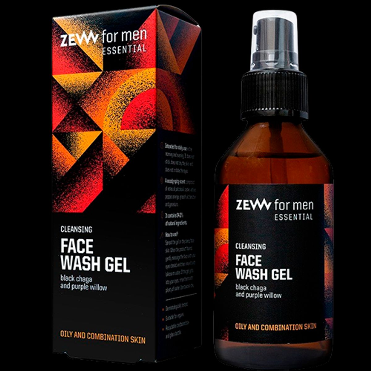 Zew for Men Cleansing Face Wash Gel For Oily Skin (100 ml)