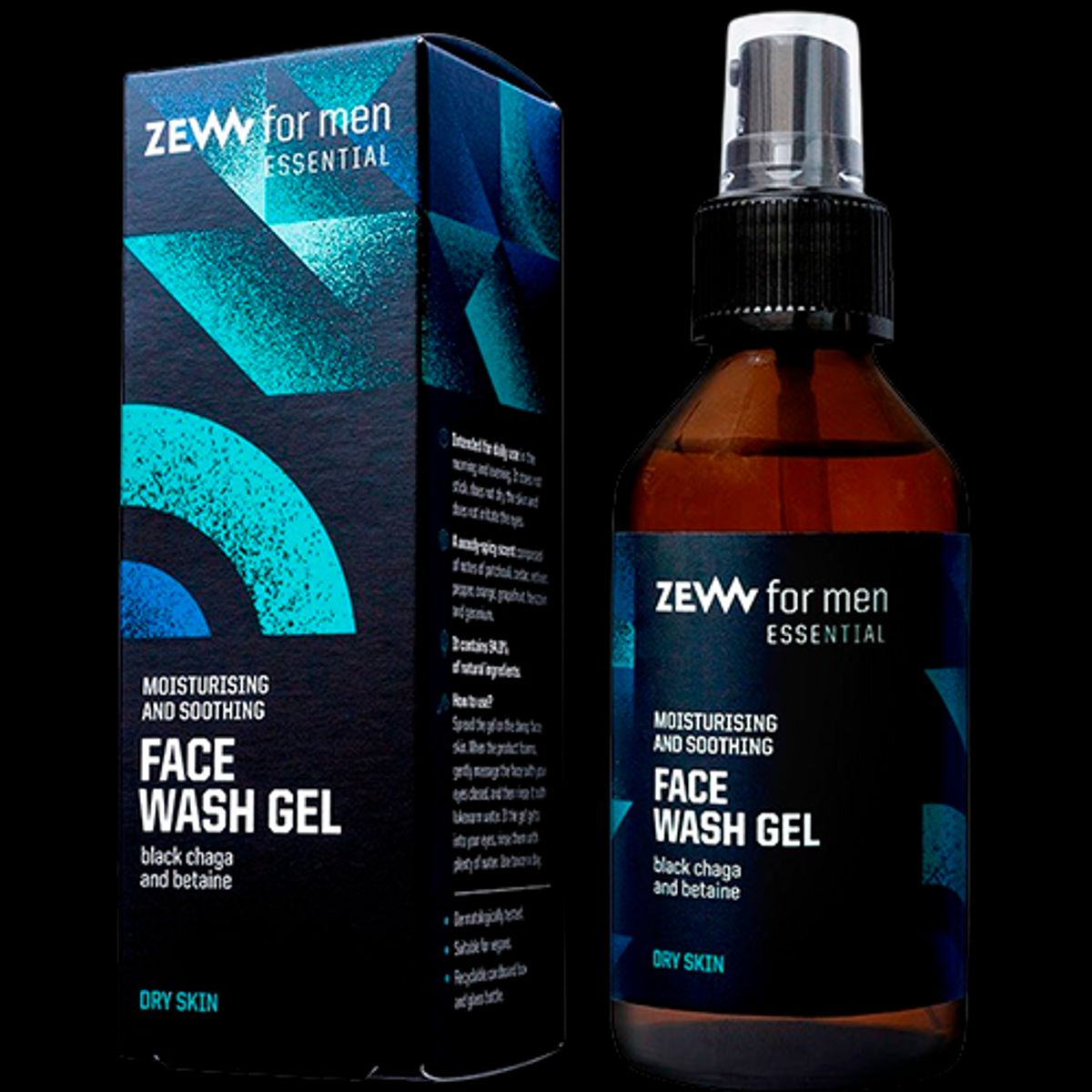 Zew for Men Moisturising & Soothing Face Wash Gel For Dry Skin (100 ml)