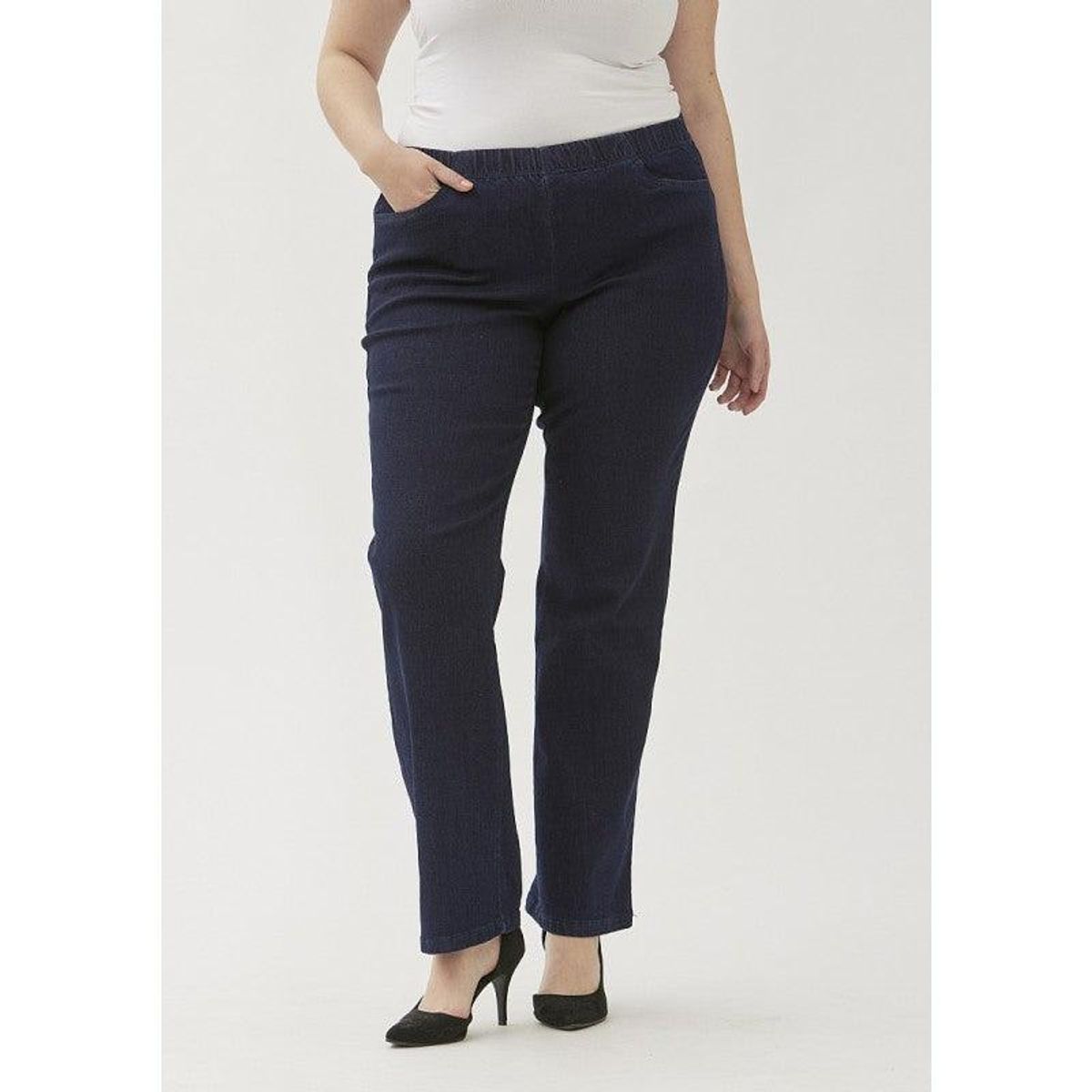 Zhenzi Jeans m. Elastiklinning - XXL/58