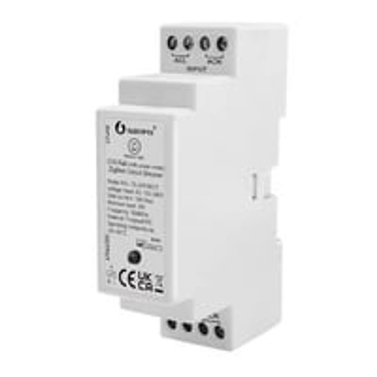 ZigBee rel, 12A, DIN-skinne - Gledopto Pro