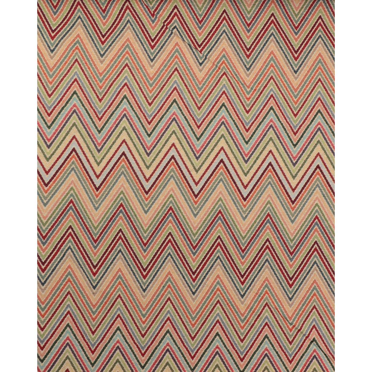 Zigzag mønster Gobelin - 40% Bomuld, 24% Akryl, 36% Polyester