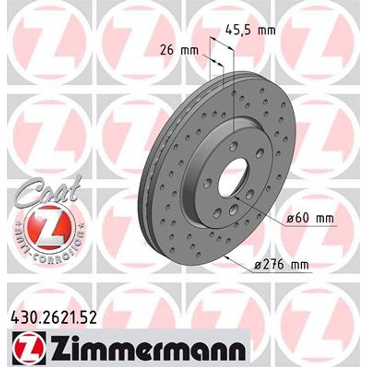 ZIMMERMANN Sports bremseskive (Nedsat i pris*)