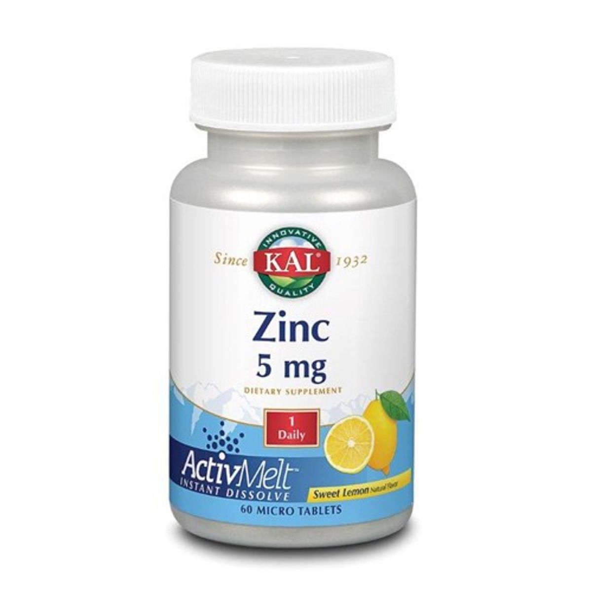 Zink 5 mg - 60 tabletter - Kal