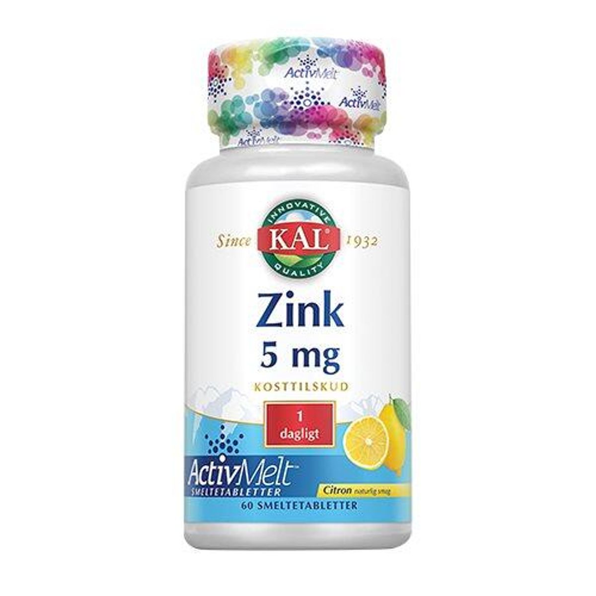 Zink 5 mg, 60tab.