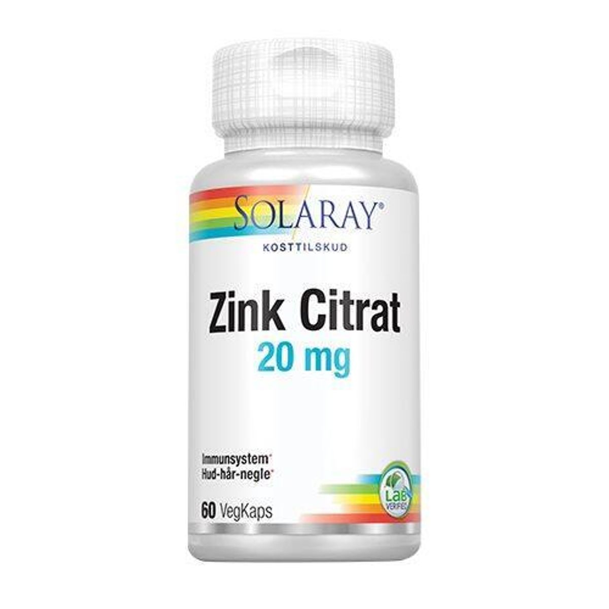 Zink Citrat 20 mg - 60 kapsler