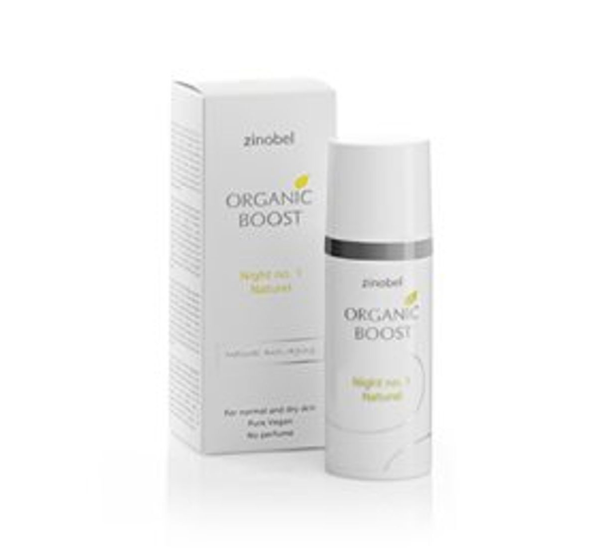 Zinobel Night no. 1 Naturel natcreme Organic Boost &bull; 50ml.