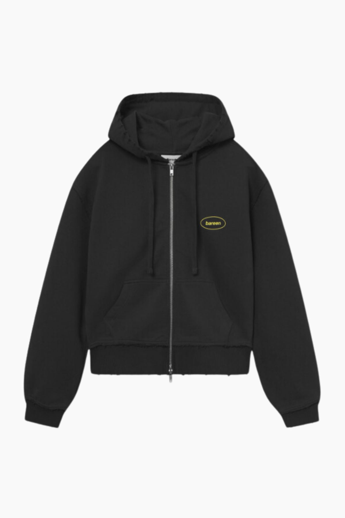 Zip Hoodie - Vintage Black - bareen - Sort L