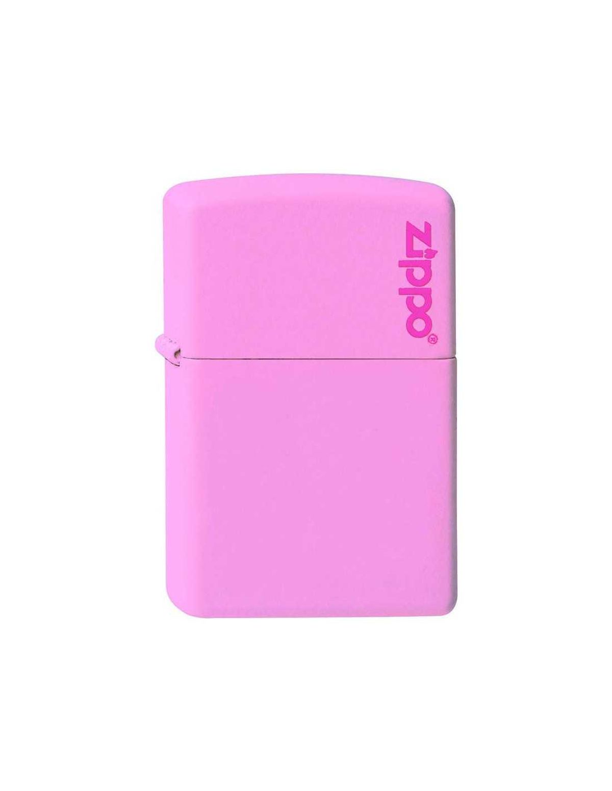 Zippo 238ZL PINK MATTE med Zippo logo - Zippo lighter