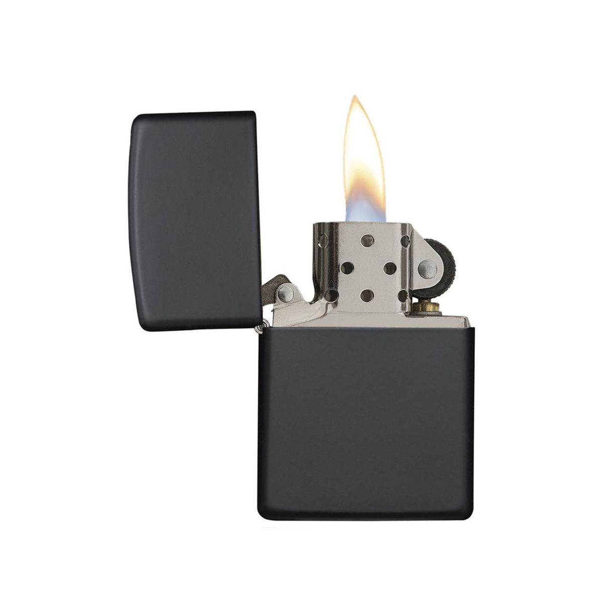 Zippo Black Matte - Lighter - Mat sort